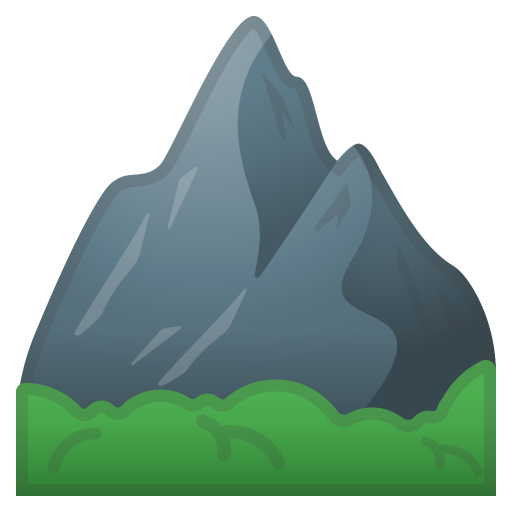 Mountan Noto Emoji Travel Places Iconset Google