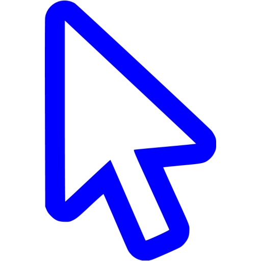 Blue Cursor Icon