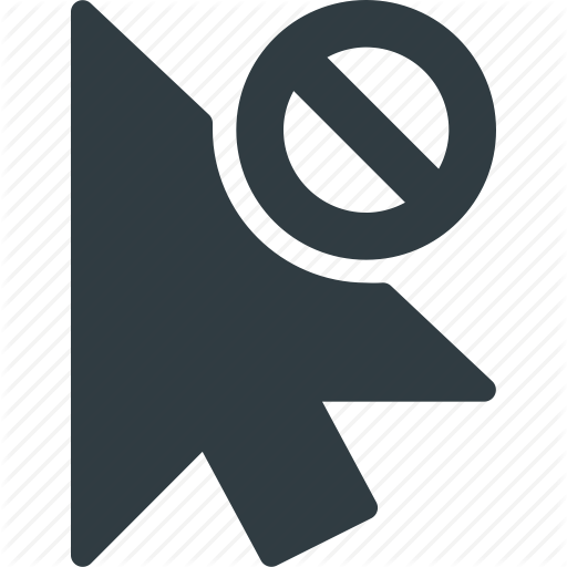 Arrow, Click, Cursor, Disable, Mouse, Pointer Icon