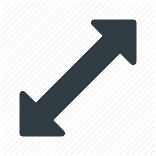 Cursor, Diagonally, Mouse, Pointer, Scale Icon