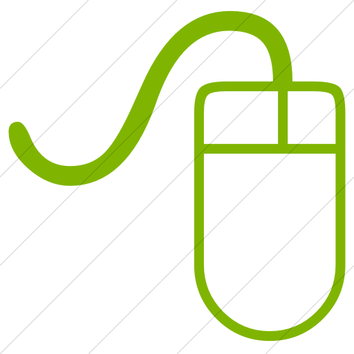 Simple Green Classica Computer Mouse Icon