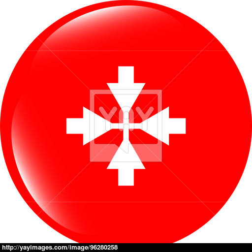 Mouse Cursor Sign Icon Pointer Symbol Modern Ui Website Button