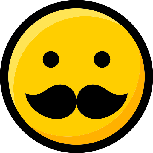 Moustache, Emoticons, Smileys Icon