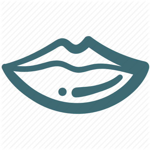 Doodle, Lips, Mouth Icon