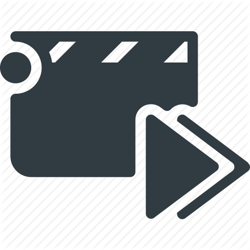 Clapper, Clip, Cut, Forward, Movie Icon