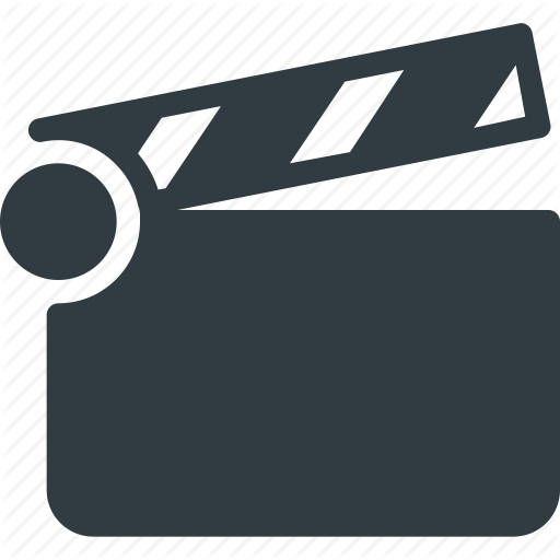 Clapper, Clip, Cut, Movie, Open Icon