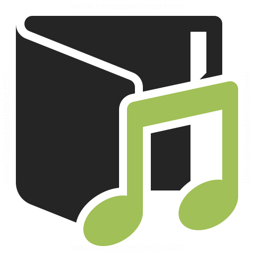 Folder Music Icon Iconexperience