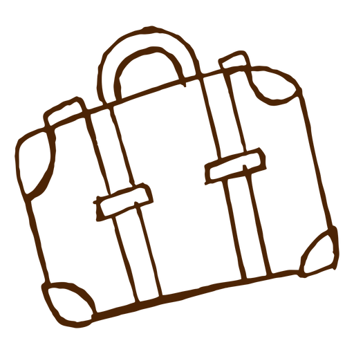 Hand Drawn Travel Bag Icon