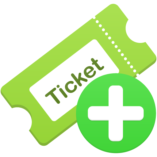 Add Ticket Icon Flatastic Iconset Custom Icon Design