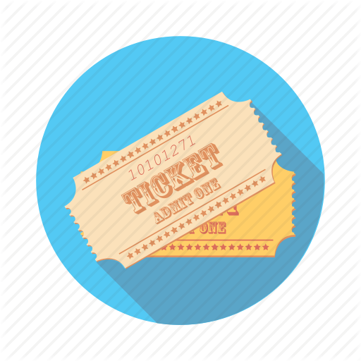 Cinema, Entertainment, Film, Movie, Ticket Icon