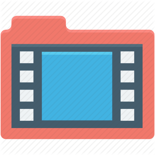 Movie File, Movies, Multimedia File, Video Clip, Video Folder Icon