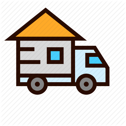 Car, Delivery, Home, House, Move, Relocation, Truck Icon