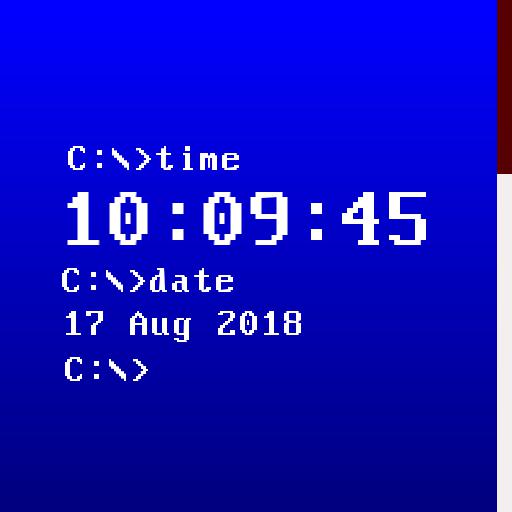 Dos Watchface With Batteries For G Watch