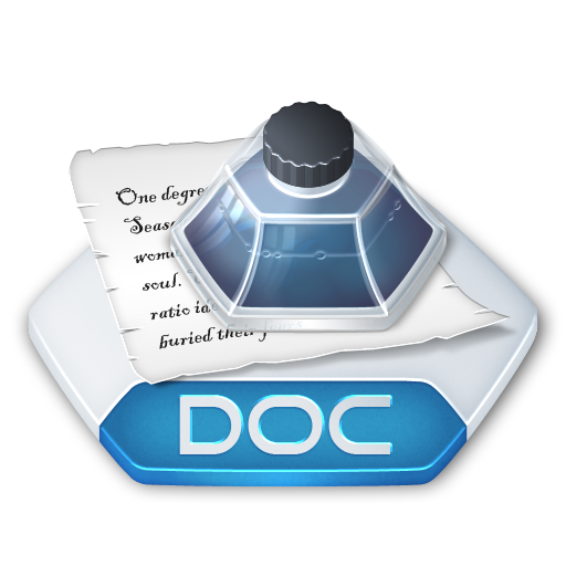 Ms Word Doc Icon