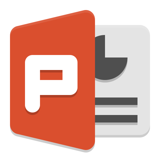 Ms Powerpoint Icon Papirus Apps Iconset Papirus Development Team
