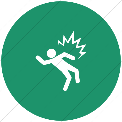 Flat Circle White On Aqua Ocha Humanitarians Security