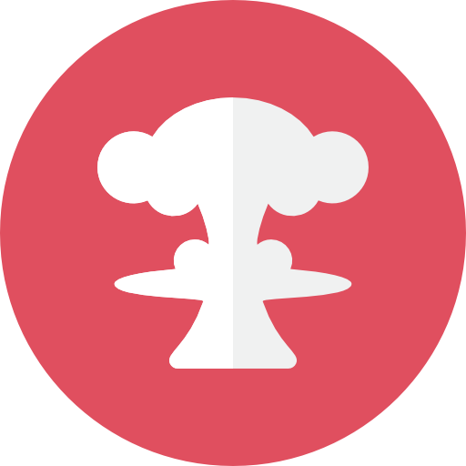 Nuclear Mushroom Icon Kameleon Iconset Webalys