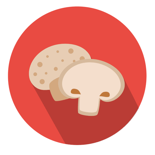 Mushroom Circle Icon