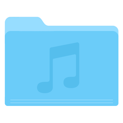 Folder, Music Icon Free Of Yosemite Flat Icons
