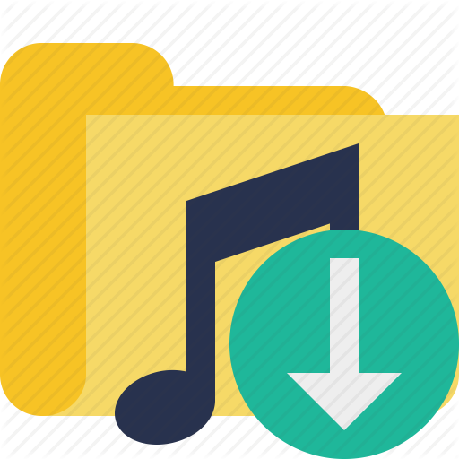 Audio, Download, Folder, Media, Music, Songs Icon