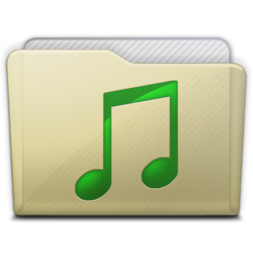 Beige Folder Music Icon Free Download As Png And Formats