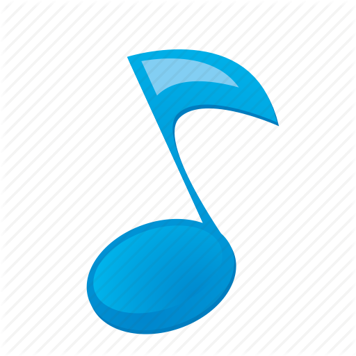 Blue, Music, Musical, Note, Sound Icon
