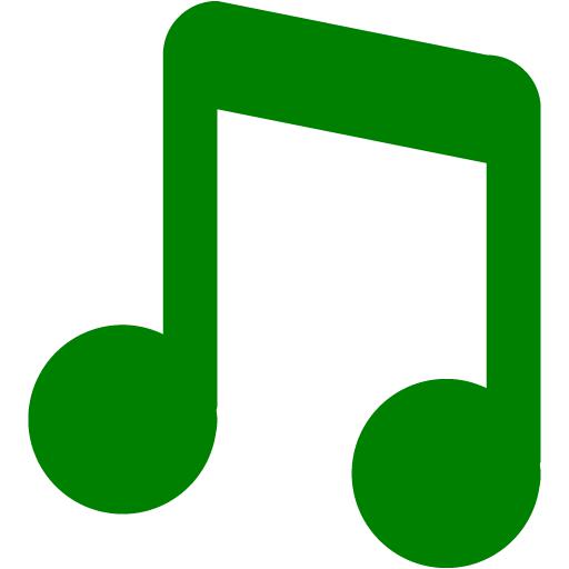 Green Musical Note Icon