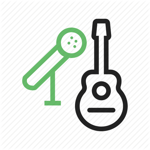 Guitar, Metal, Mic, Microphone, Music, Studio, Wood Icon