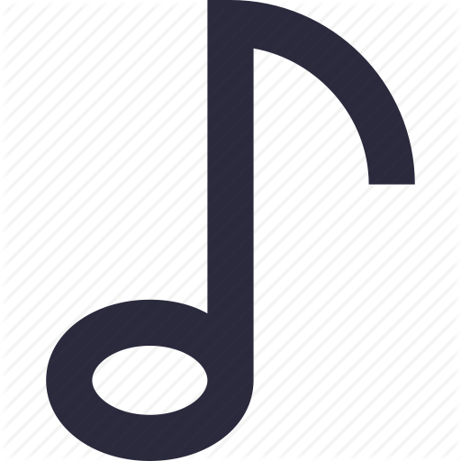 Eighth Note, Lyrics, Music, Music Note, Quaver Icon