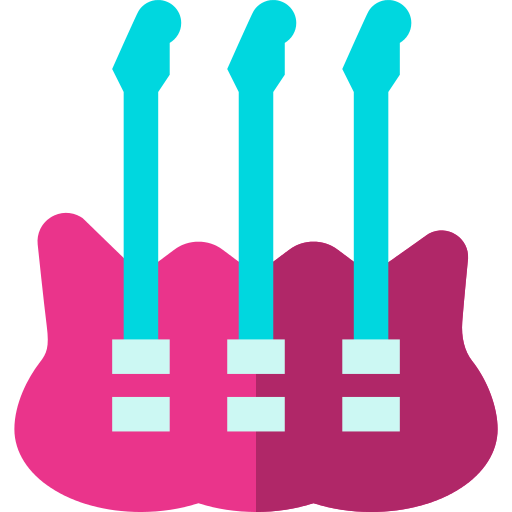 Multi Neck Guitar Png Icon