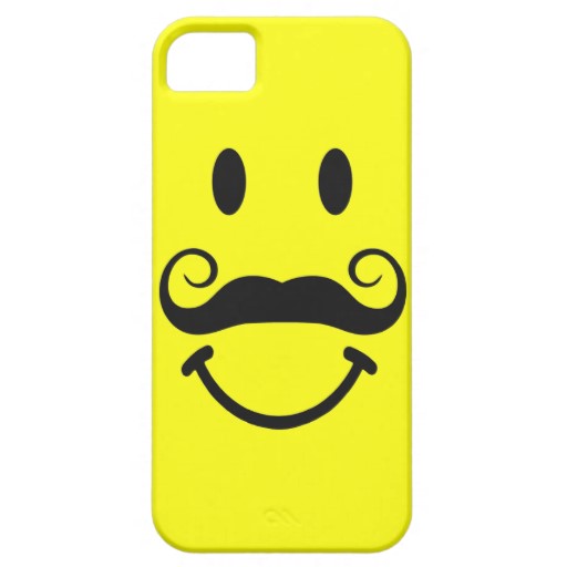 Smiley Face With Mustache