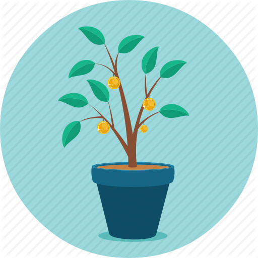 Growing, Growth, Money, Money Plant, Mutual Funds, Plant Icon
