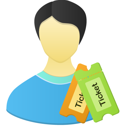 My Tickets Icon Flatastic Iconset Custom Icon Design