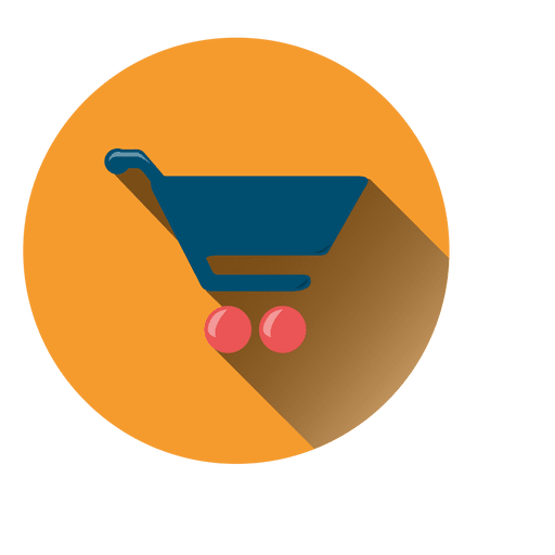 Shopping Cart Round Icon