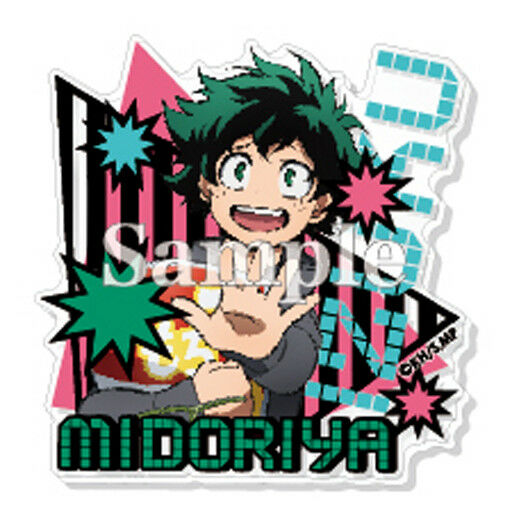 My Hero Academia Midoriya Izuku Stop Acrylic Badge Pin Anime Manga