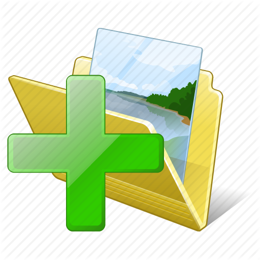 Add, Folder, Gallery, Images, Media, My, Pictures Icon