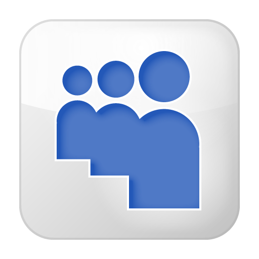 Myspace, Social, White Icon