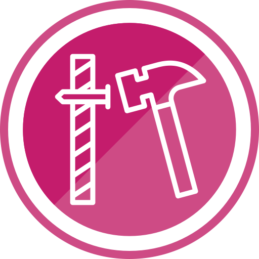 Tools, Hammer, Construction, Nail Icon