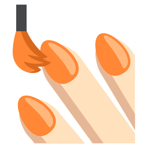 Nail Polish Light Skin Tone Emoji Emoticon Vector Icon Free