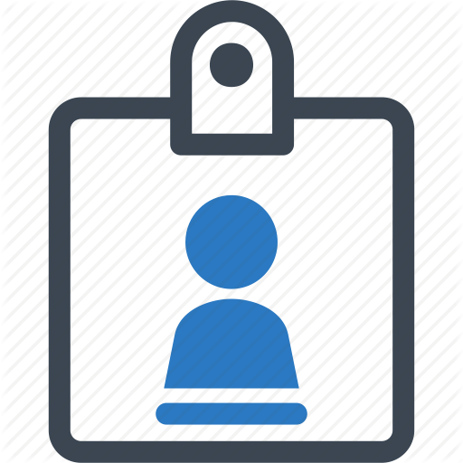 Business, Id Card, Identity Card, Name Tag Icon