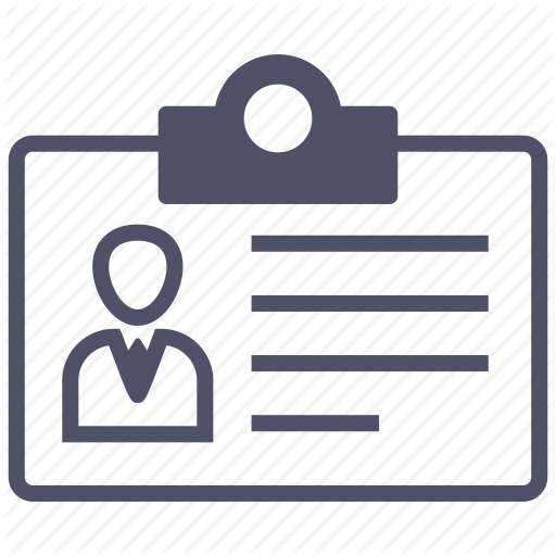 Id, Name Card, Name Tag Icon