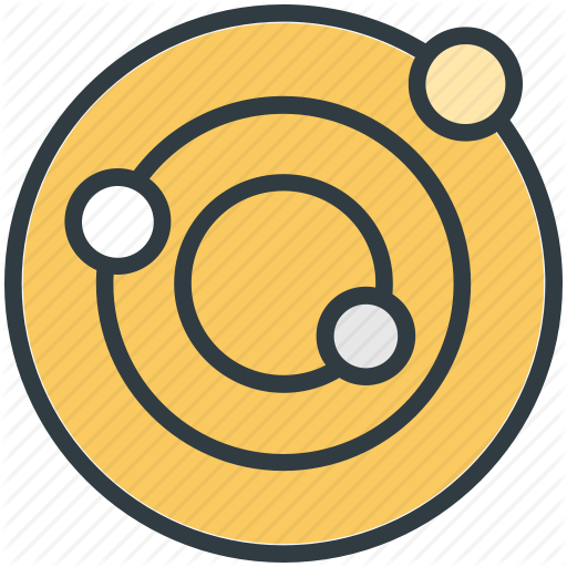 Orbit, Planet, Solar System, Space, Universe Icon