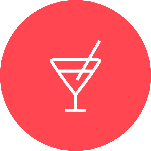 Red, Bar Icon Free Of Hotel And Spa Icons