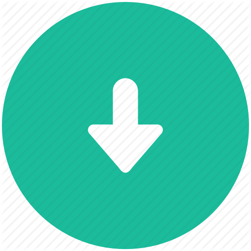 Arrow, Bottom, Navigation Icon