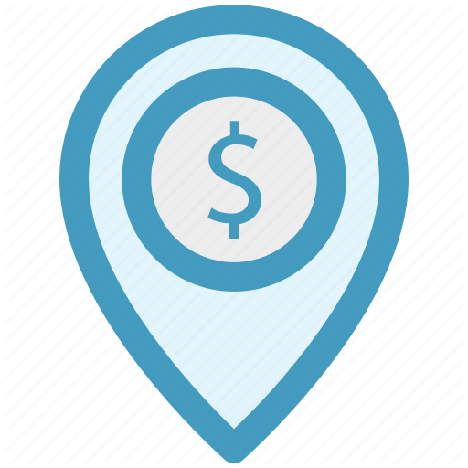 Dollar, Dollar Navigation, Gps, Location, Location Pin, Navigation