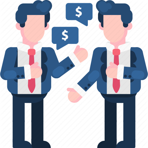 Business, Convertation, Deal, Finance, Money, Negotiation, Talk Icon