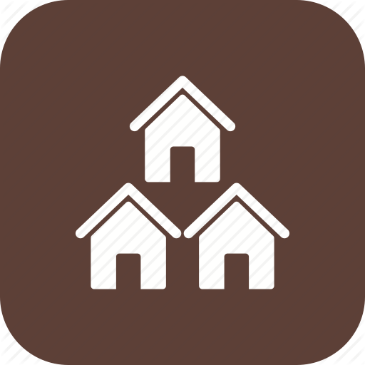 Community, Houses, Neighbors Icon