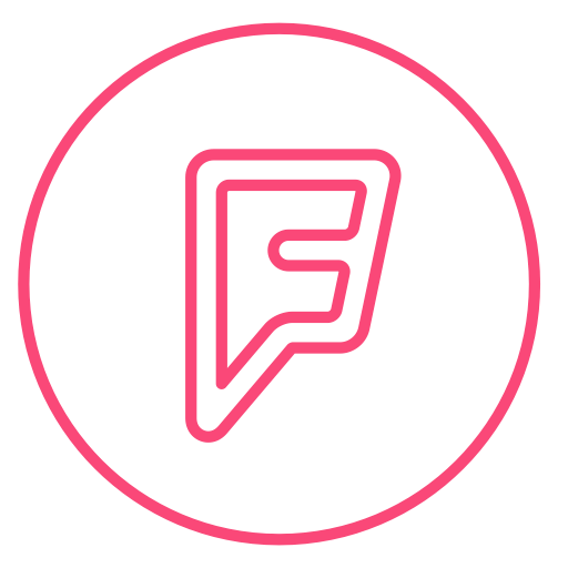 Locations, Social, Line, Location, Foursquare, Circle, Neon Icon