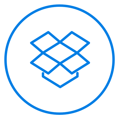 Storage, Neon, Dropbox, Social, Media, Line, Icon