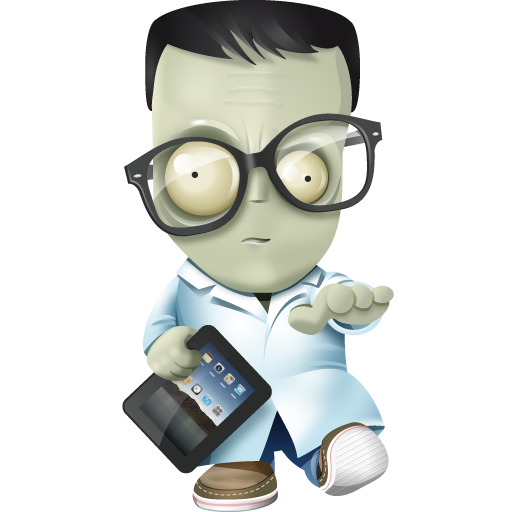 Geek Zombie Icon Halloween Iconset Yootheme